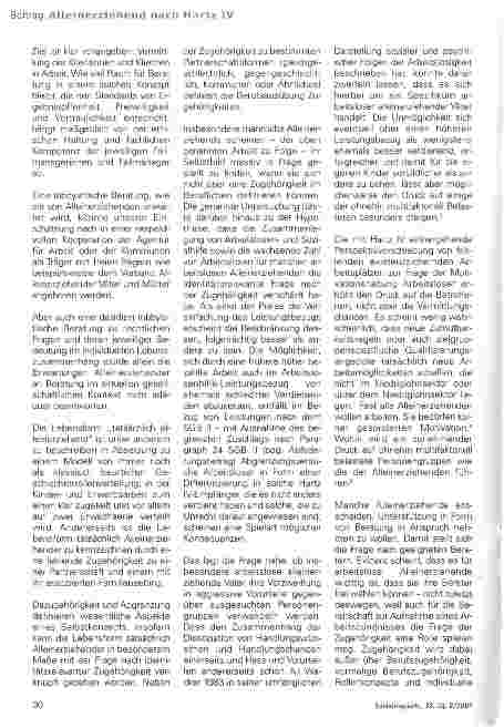 Vorschauseite 3: Alleinerziehend nach Hartz IV eine Herausforderung an Beraterinnen und Berater?