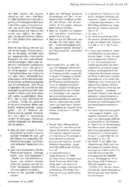 Vorschauseite 6: Alleinerziehend nach Hartz IV eine Herausforderung an Beraterinnen und Berater?