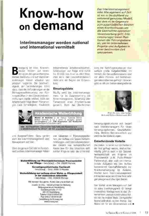 Vorschauseite 1: Know-how on demand