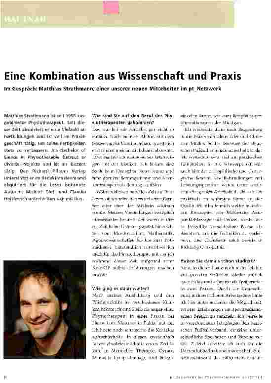 Vorschauseite 1: Eine Kombination aus Wissenschaft und Praxis