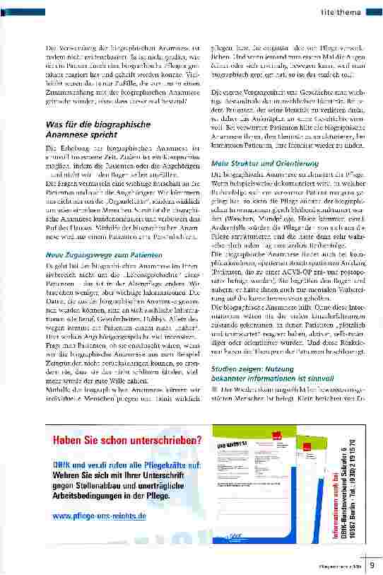 Vorschauseite 4: Werkzeug für eine individuelle Pflege