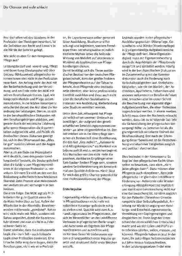 Vorschauseite 3: Die Chancen sind nicht schlecht