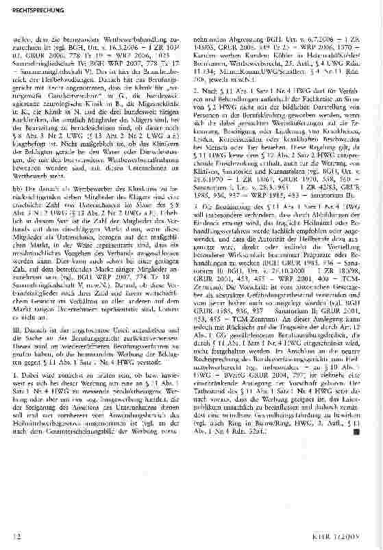 Vorschauseite 3: Krankenhauswerbung