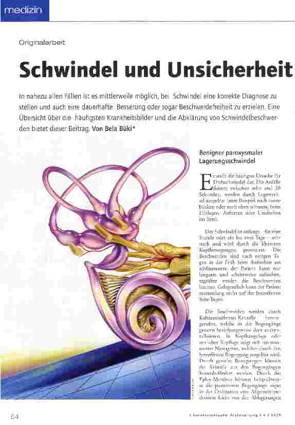Vorschauseite 1: Schwindel und Unsicherheit