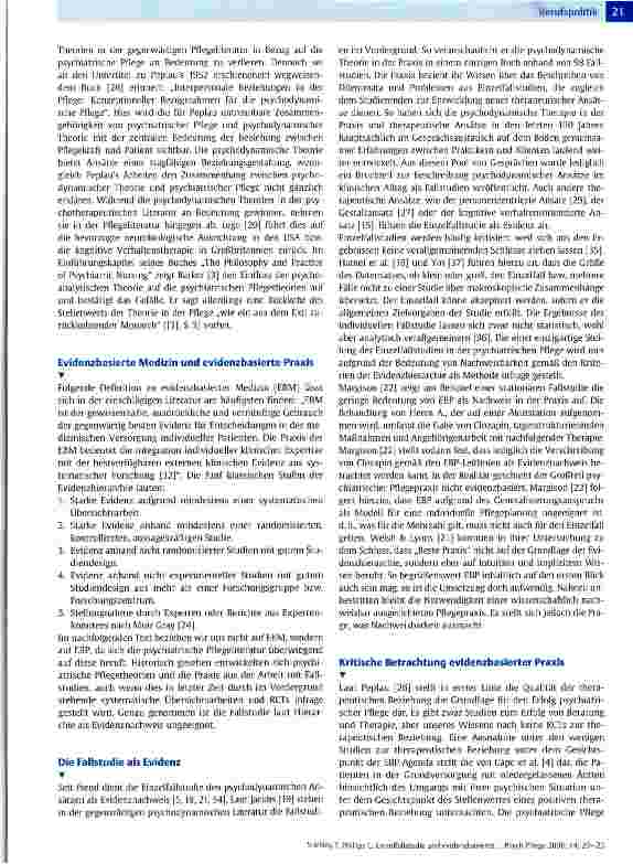 Vorschauseite 2: Einzelfallstudie und evidenzbasierte Praxis im Vergleich