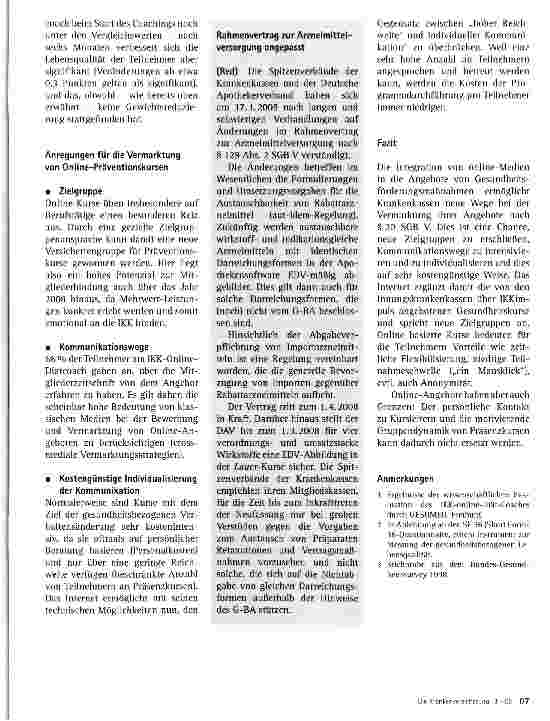 Vorschauseite 4: Online-Angebote in der Präventionsarbeit