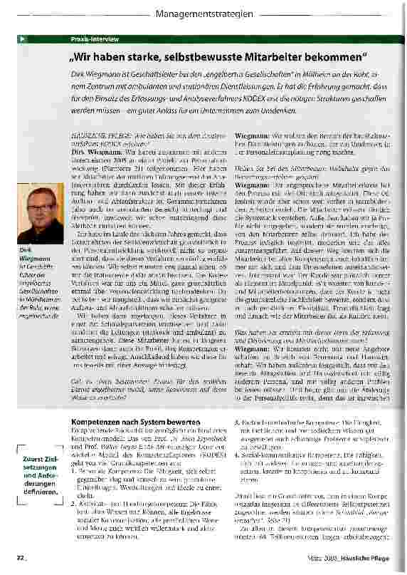Vorschauseite 1: Wir haben starke, selbstbewusste Mitarbeiter bekommen