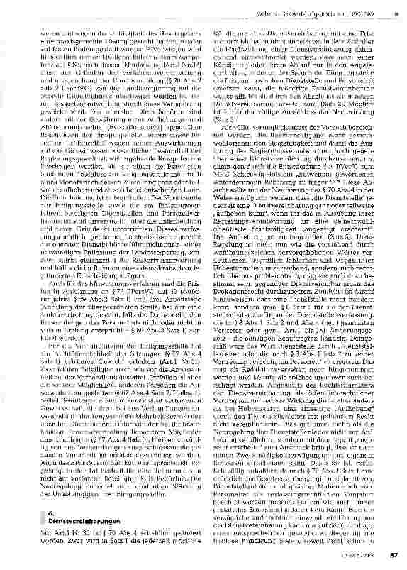 Vorschauseite 4: Das Änderungsgesetz zum LPVG NW