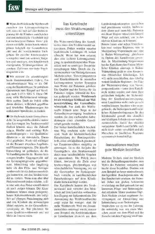 Vorschauseite 3: Die Herausforderung: Gute Medizin für jedermann