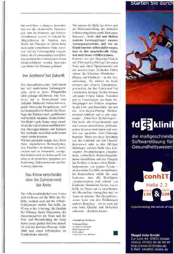 Vorschauseite 4: Die Herausforderung: Gute Medizin für jedermann