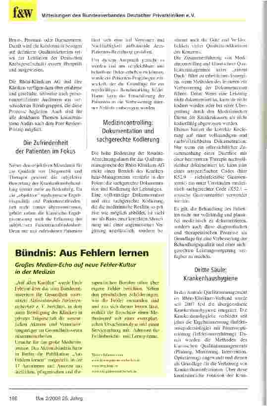 Vorschauseite 3: Gute Medizin sichtbar und planbar machen