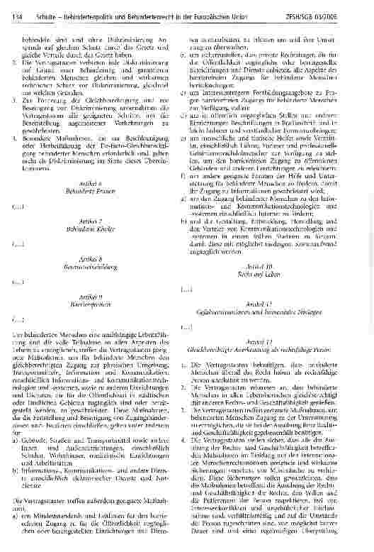 Vorschauseite 4: Behindertenpolitik und Behindertenrecht in der Europäischen Union - Teil 1