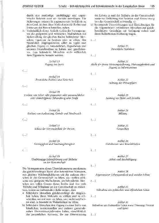 Vorschauseite 5: Behindertenpolitik und Behindertenrecht in der Europäischen Union - Teil 1