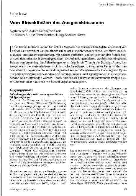 Vorschauseite 1: Vom Einschließen des Ausgeschlossenen