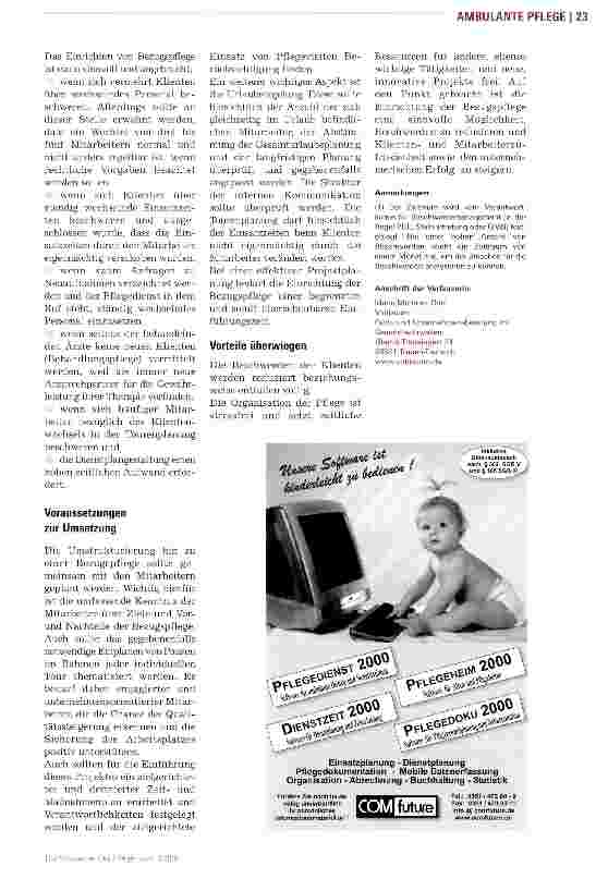 Vorschauseite 3: Alles eine Frage der Organisation