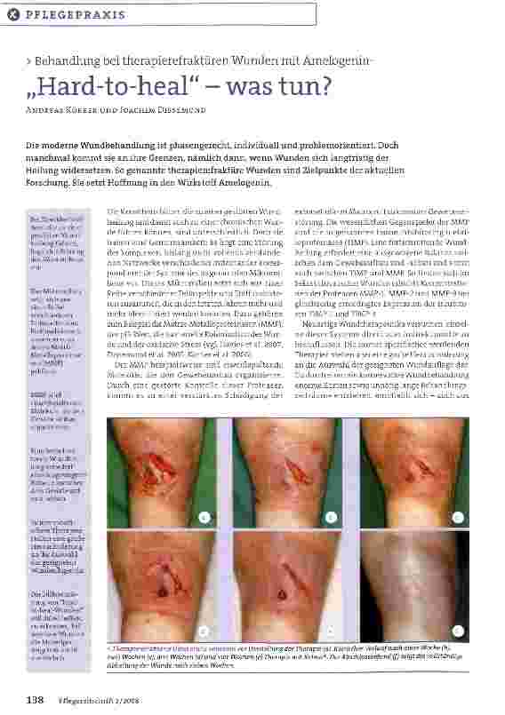 Vorschauseite 1: Hard-to-heal - was tun?