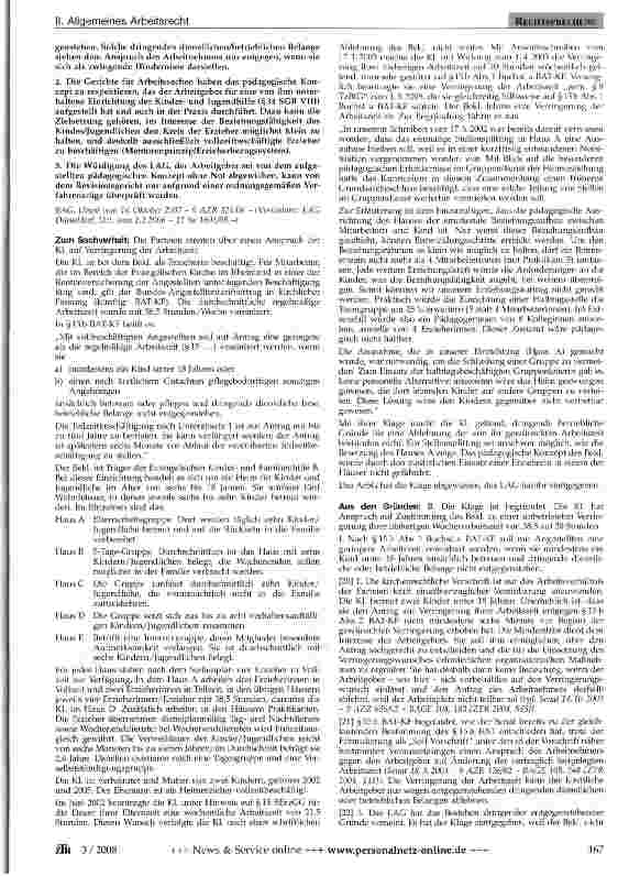Vorschauseite 4: Allgemeines Arbeitsrecht