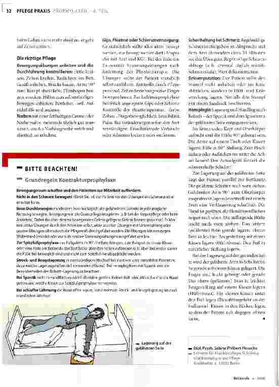 Vorschauseite 2: Kontrakturen