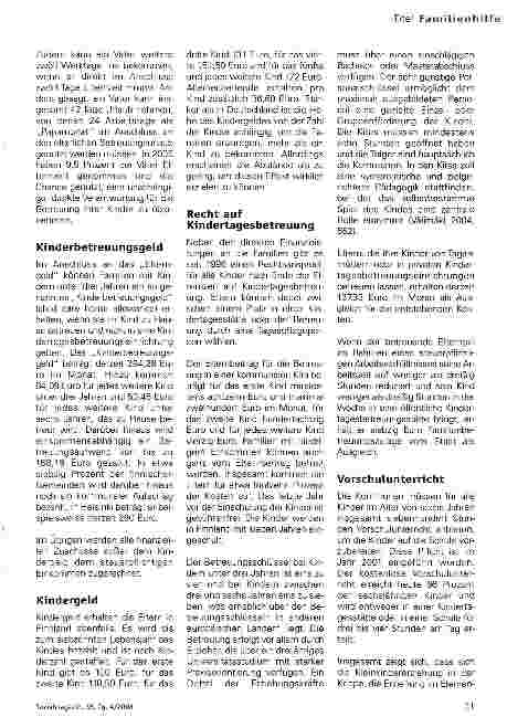Vorschauseite 4: Familienpolitik in Finnland