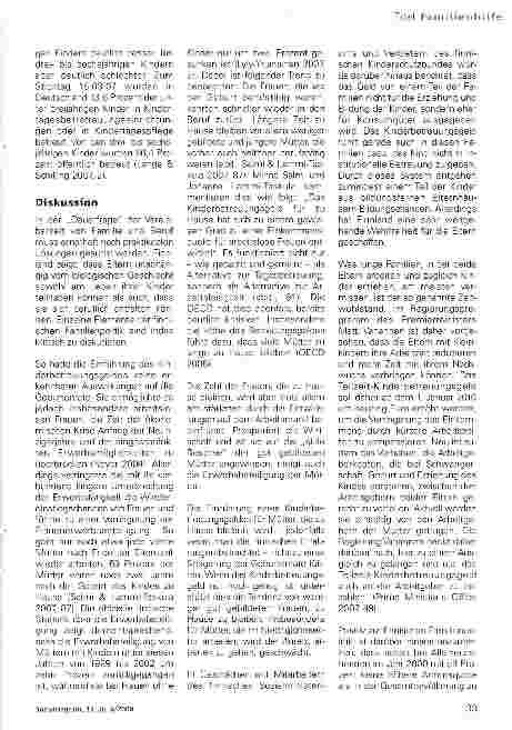 Vorschauseite 6: Familienpolitik in Finnland
