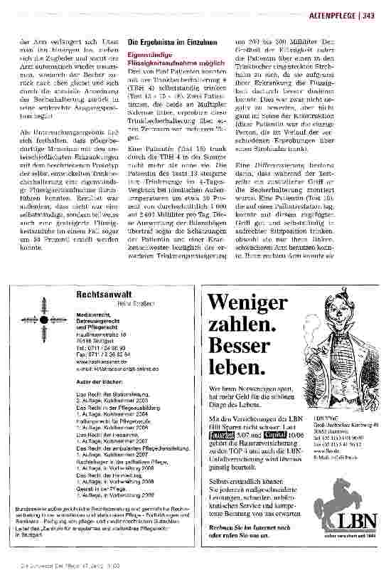 Vorschauseite 3: Spezielle Trinkbecherhalterung kann Flüssigkeitsaufnahme steigern