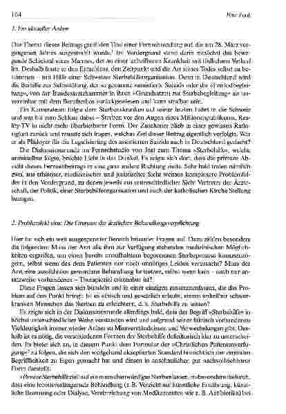 Vorschauseite 2: »Mein Tod gehört mir« - Überlegungen zu den Möglichkeiten und Grenzen einer Patientenverfügung
