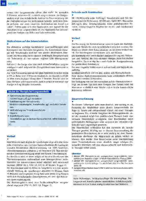 Vorschauseite 3: Akute Lungenembolie
