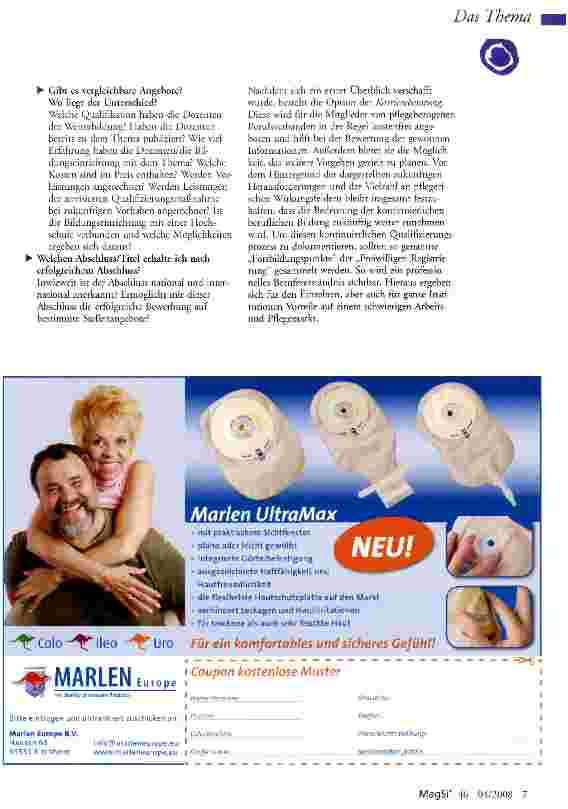 Vorschauseite 5: Perspektive Pflege