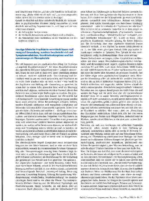 Vorschauseite 4: Salutogenese, Empowerment, Recovery -neue Reizworte für die Psychiatrie?