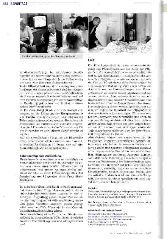 Vorschauseite 3: Pflegealltag ist hart, aber Sinn erfüllend