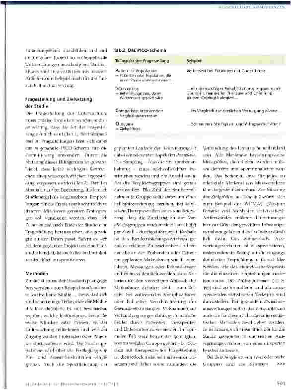 Vorschauseite 2: Das Studienprotokoll