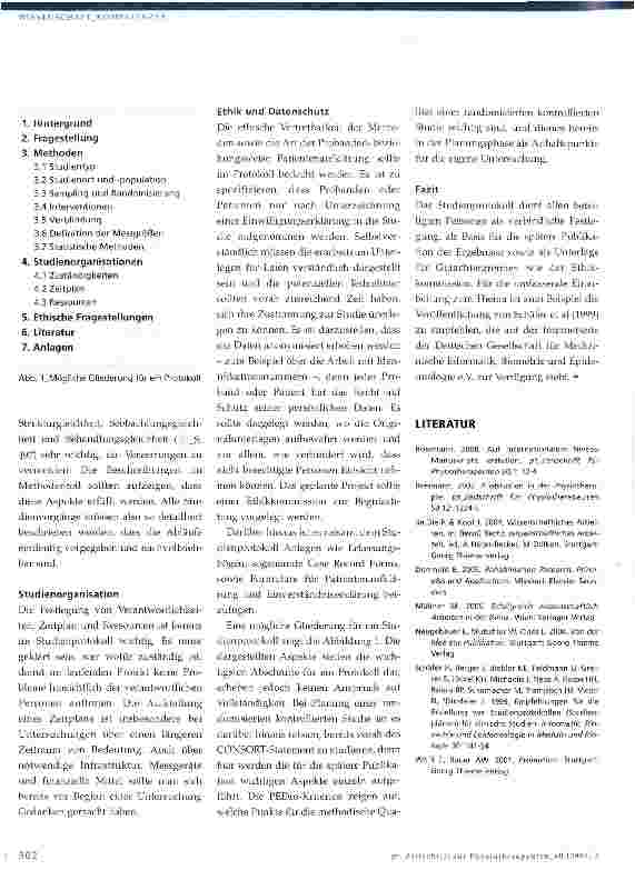 Vorschauseite 3: Das Studienprotokoll