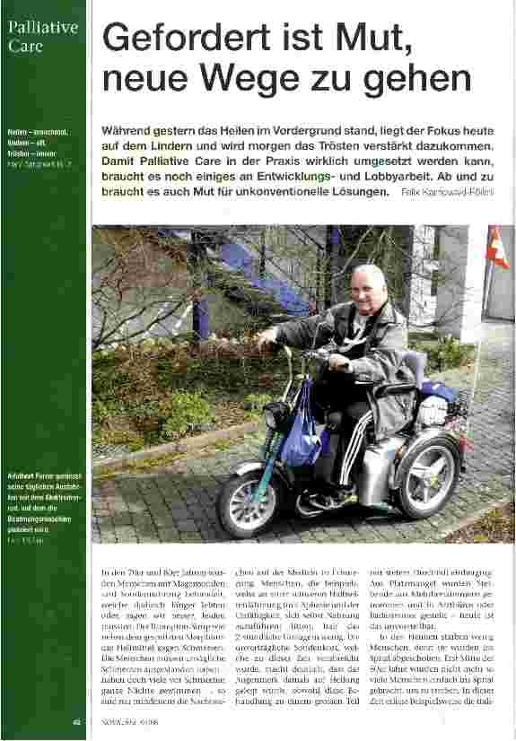 Vorschauseite 1: Gefordert ist Mut, neue Wege zu gehen