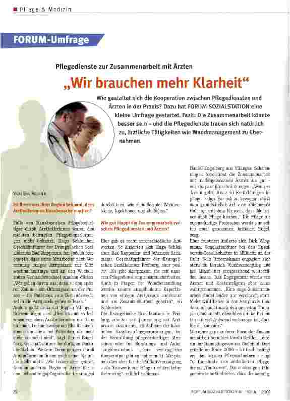 Vorschauseite 1: Wir brauchen mehr Klarheit