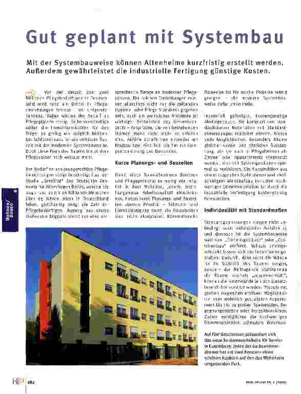 Vorschauseite 1: Gut geplant mit Systembau
