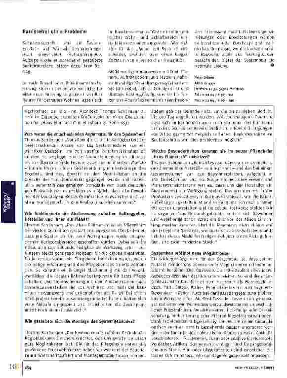 Vorschauseite 3: Gut geplant mit Systembau