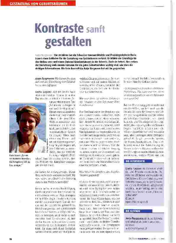 Vorschauseite 1: Kontraste sanft gestalten