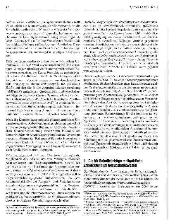 Vorschauseite 3: Rabattverträge nach § 130a Abs. 8 SGB V