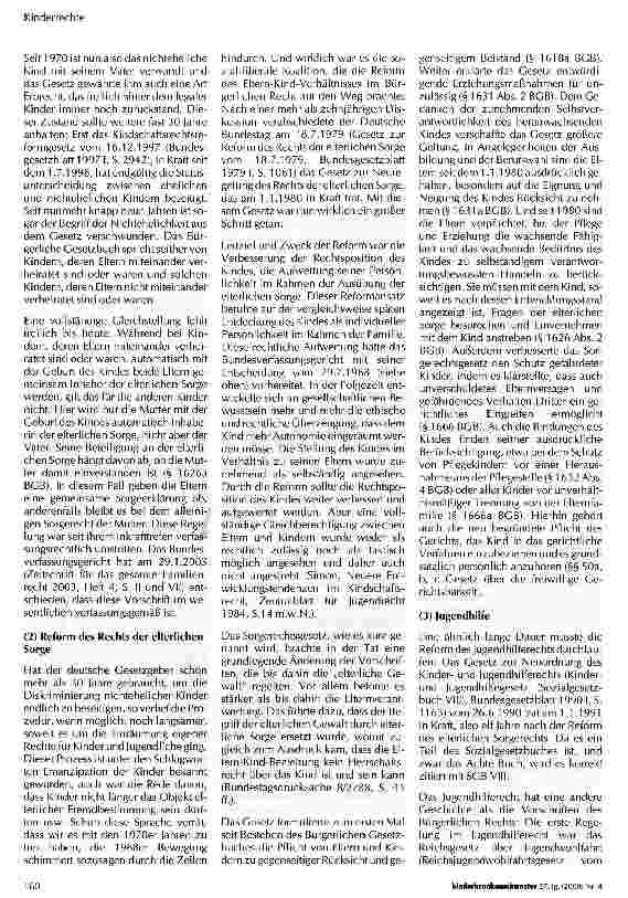 Vorschauseite 4: Vom elterlichen Herrschaftsrecht zum Vorrang des KindeswohlsZur Geschichte der Kinderrechte