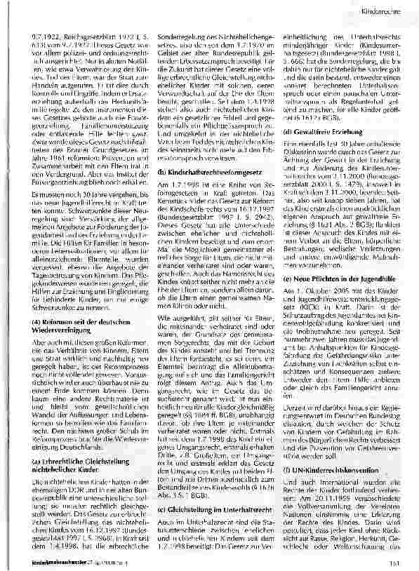 Vorschauseite 5: Vom elterlichen Herrschaftsrecht zum Vorrang des KindeswohlsZur Geschichte der Kinderrechte