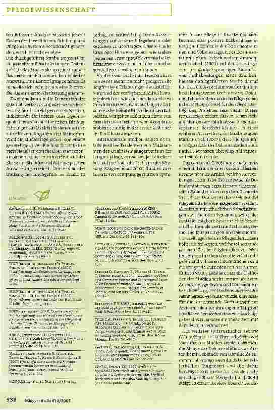 Vorschauseite 5: Effizienz der computergestützten Dokumentation in Pflegeheimen - eine Pilotstudie