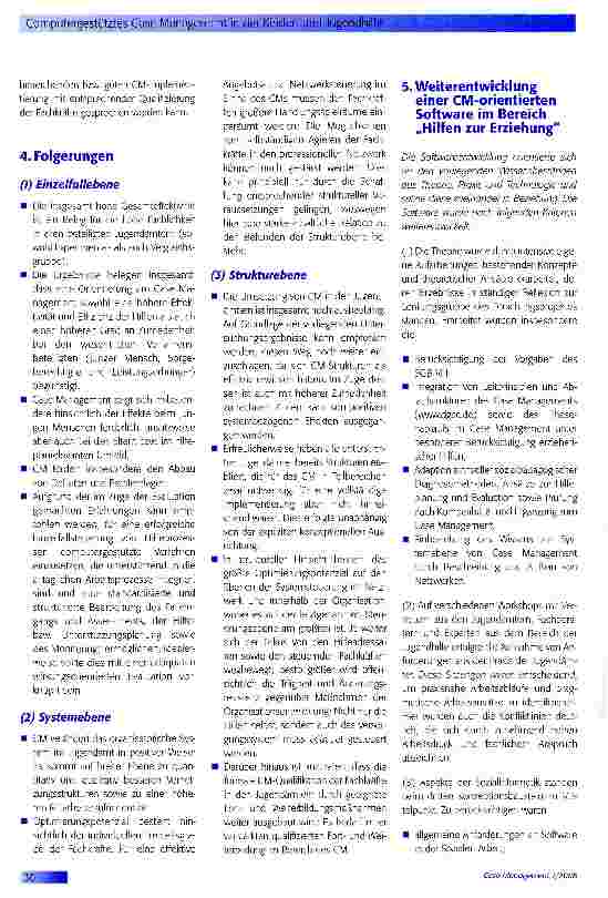 Vorschauseite 3: Computergestütztes Case Management in der Kinderund Jugendhilfe
