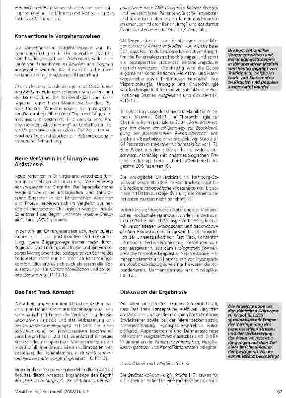 Vorschauseite 2: Operative Medizin auf der Schnelloder Überholspur - „Fast Track Konzepte in Chirurgie, Kinderchirurgie und Urologie