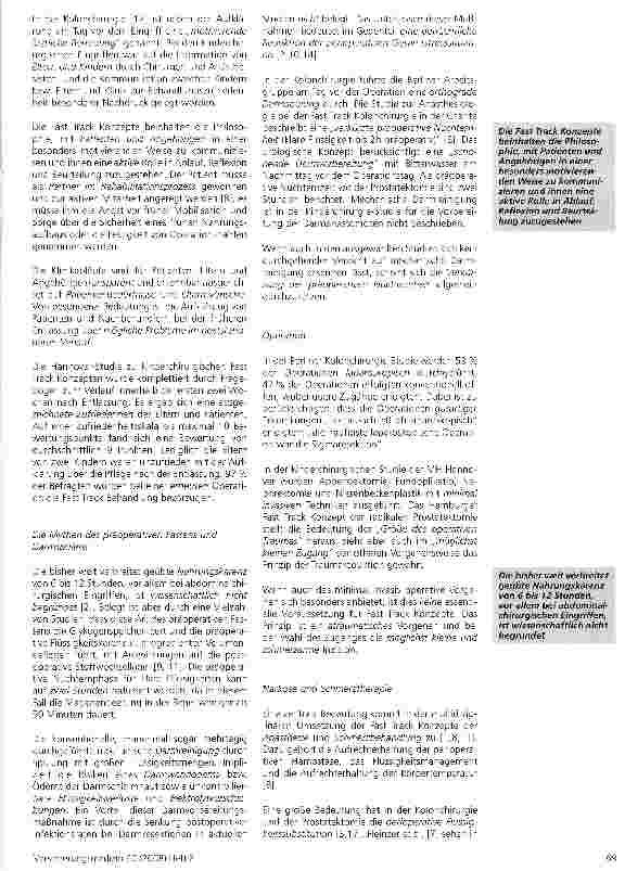 Vorschauseite 4: Operative Medizin auf der Schnelloder Überholspur - „Fast Track Konzepte in Chirurgie, Kinderchirurgie und Urologie