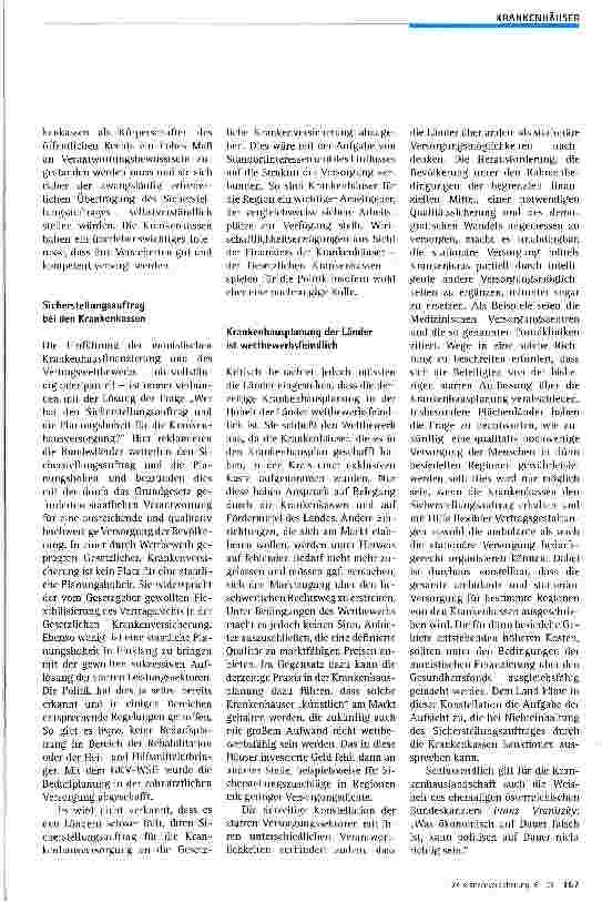 Vorschauseite 5: Zukunft der Krankenhaus-Versorgung- Wohin führt der Weg?