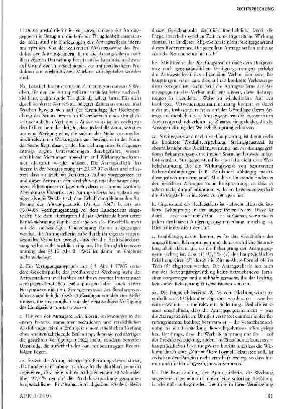 Vorschauseite 2: Bewerbung eines Anti-Viral Taschentuchs mit Zitrus-Aktiv-Formel