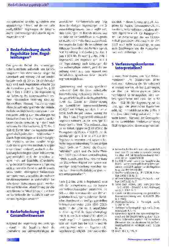Vorschauseite 2: Bedarfsdeckungsprinzip ade?