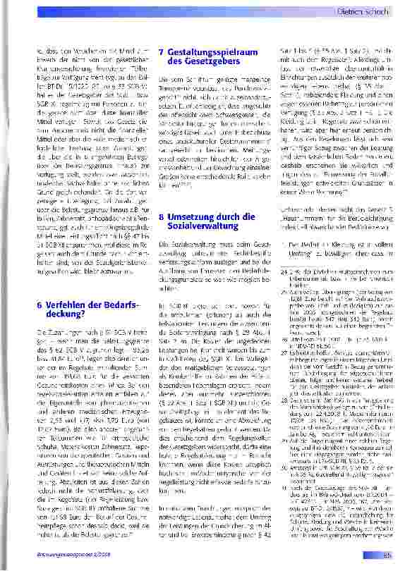 Vorschauseite 3: Bedarfsdeckungsprinzip ade?
