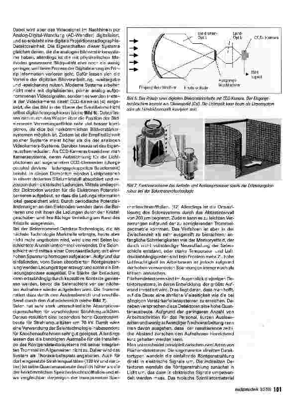 Vorschauseite 5: Digitale Detektorsysteme für Projektionsradiographie