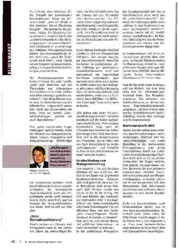 Vorschauseite 2: Fetisch Wachstum HPS-Gesundheitstag in Frankfurt am Main 2008